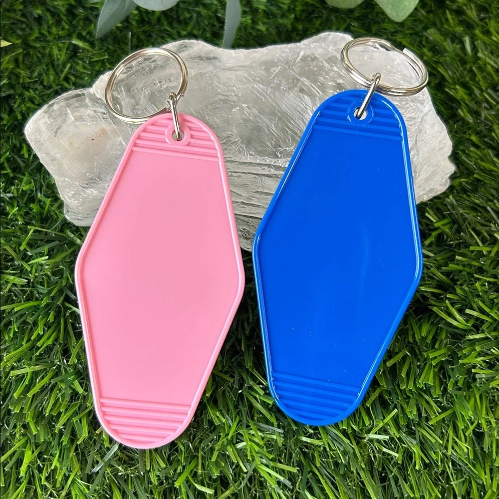 Two Custom Made Key Chain Bag Charms NWOT
